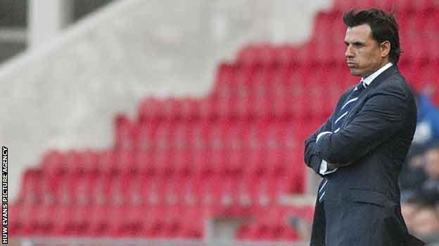 Chris Coleman watches Wales v Bosnia-Herzegovina