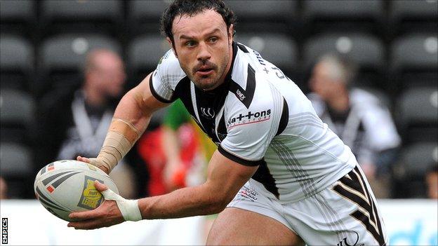 Widnes Vikings captain Jon Clarke