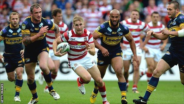 Wigan Warriors full-back Sam Tomkins