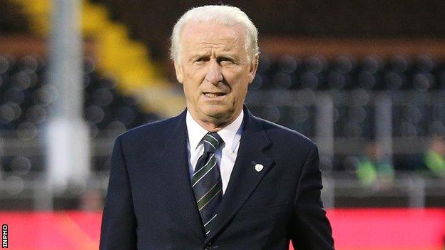 Giovanni Trapattoni after the at Craven Cottage