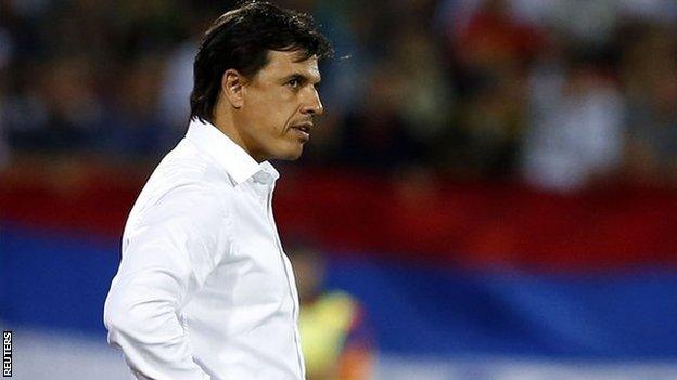 Chris Coleman watches Wales lose 6-1 in Novi Sad