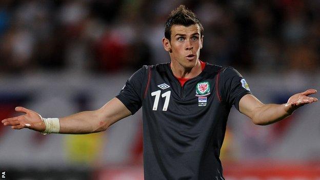 Wales forward Gareth Bale