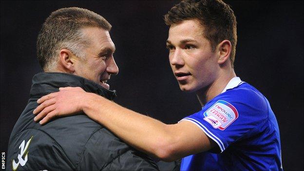 Leicester City striker Tom Hopper