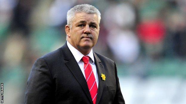 British & Irish Lions head coach Warren Gatland