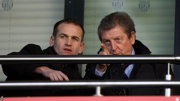 Dan Ashworth and Roy Hodgson