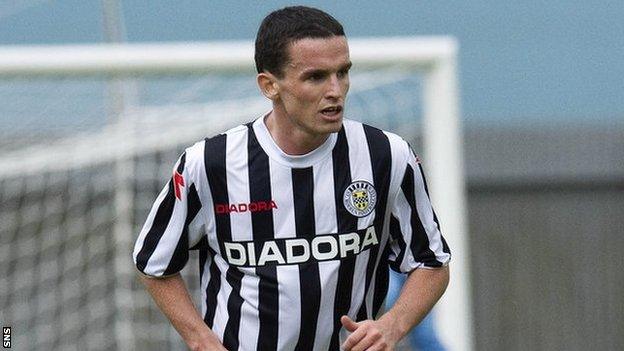 St Mirren midfielder Paul McGinn