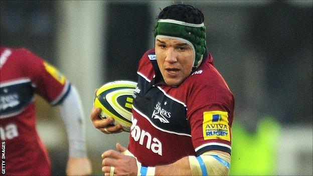 Sale Sharks flanker Hendre Fourie