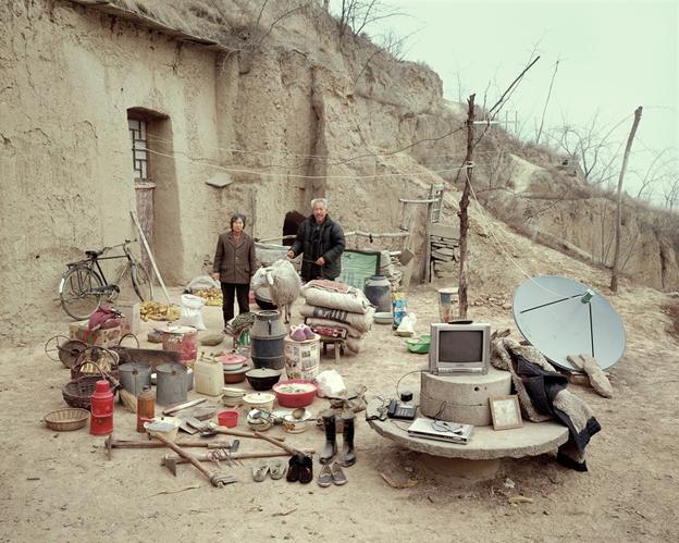 Elderly Chinese farmers