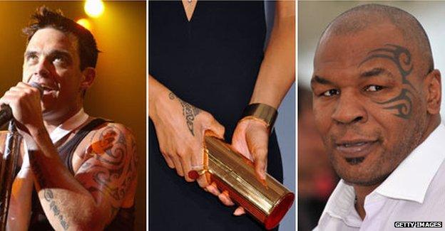 Celebrity tattoos