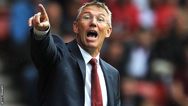 Southampton boss Nigel Adkins