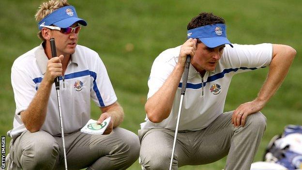 Ian Poulter and Justin Rose