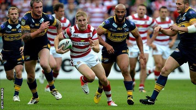 Wigan Warriors full-back Sam Tomkins