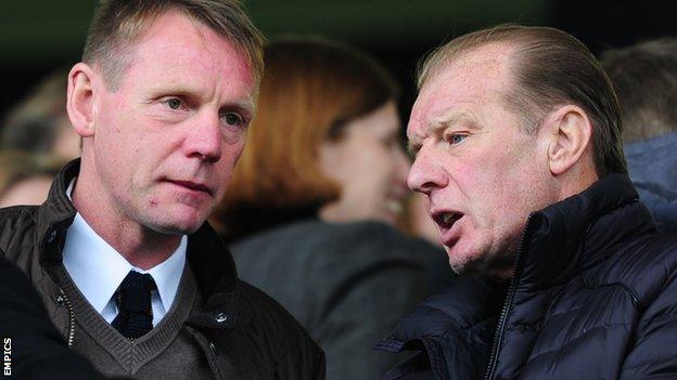 Stuart Pearce and Dave Bassett