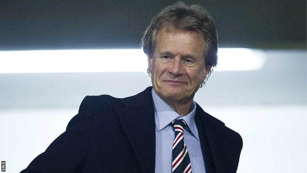 Former Rangers chairman Alastair Johnston