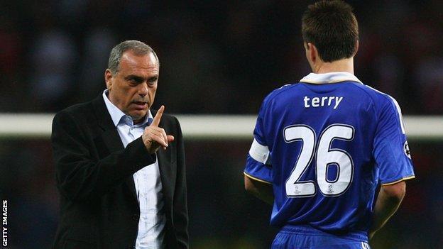 John Terry and Avram Grant