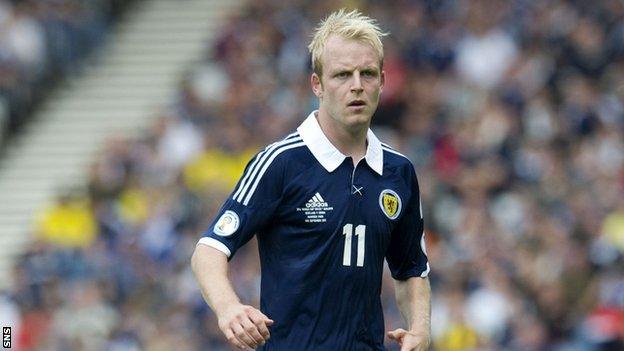 Scotland striker Steven Naismith