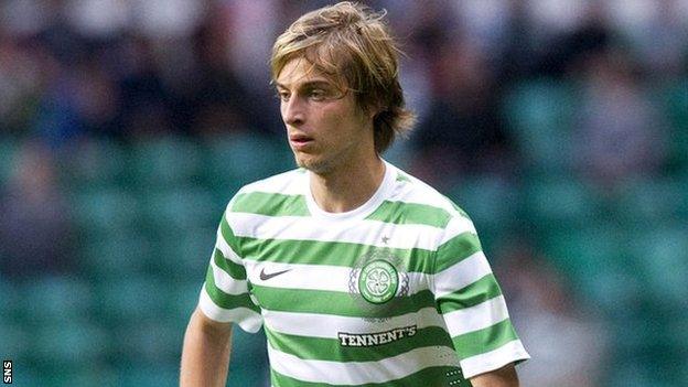 Celtic midfielder Filip Twardzik