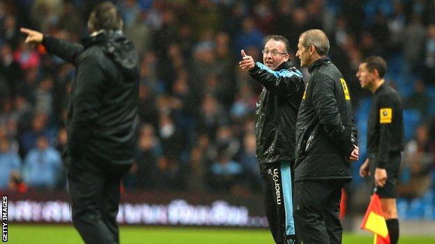 Paul Lambert and Roberto Mancini