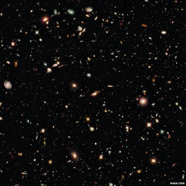 Hubble Space Telescope image of the Universe
