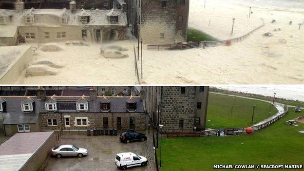 Footdee before and after