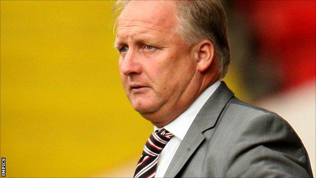 Bury manager Kevin Blackwell