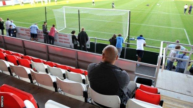 Fans at Dagenham