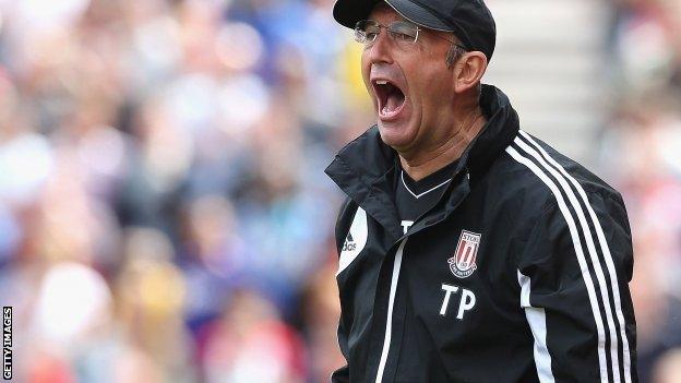 Stoke manager Tony Pulis