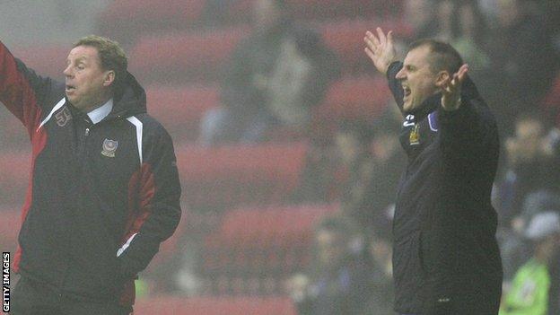 Harry Redknapp and Paul Jewell, Portsmouth v WIgan 2007