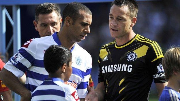 Anton Ferdinand and John Terry