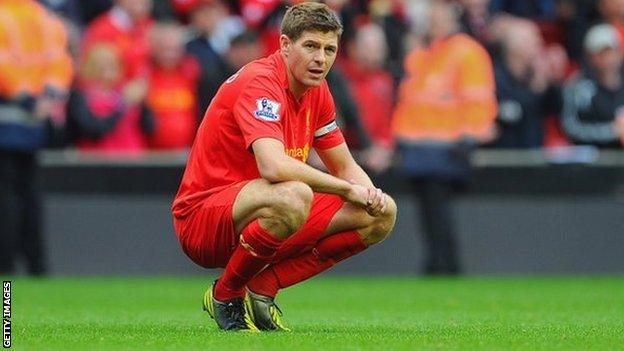 Liverpool captain Steven Gerrard