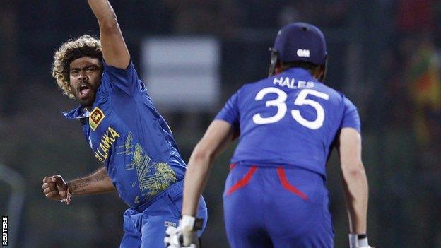 Lasith Malinga dismisses Alex Hales