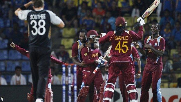 West Indies celebrate