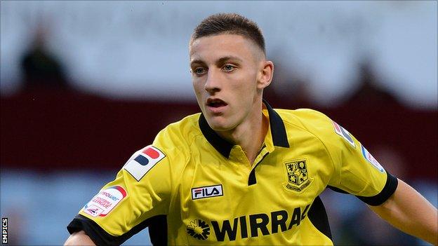 Tranmere Rovers striker Jake Cassidy