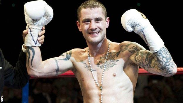 Scotland's WBO world lightweight champion Ricky Burns