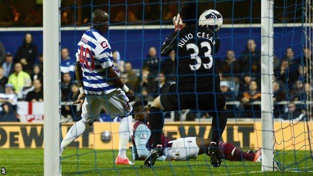 QPR goalkeeper Julio Cesar