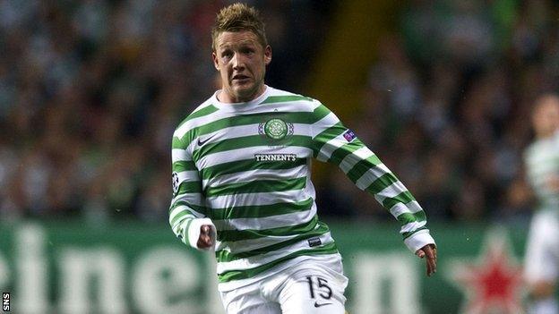 Celtic forward Kris Commons