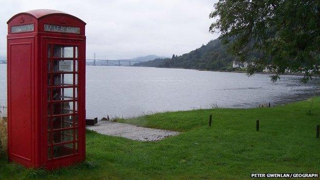 Phone box at Kilmuir