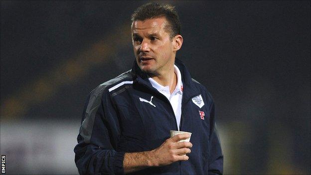 Preston North End manager Graham Westley