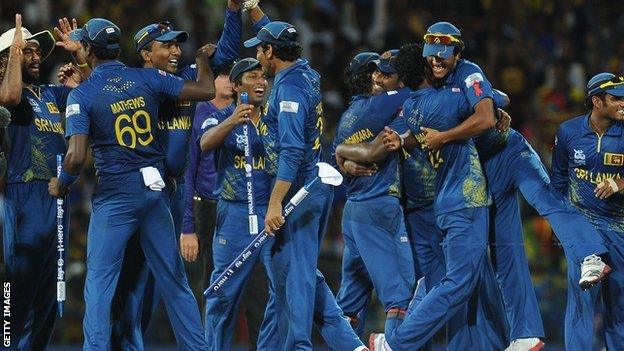 Sri Lanka celebrate