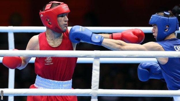 John Joe Nevin was beaten by Britain's Luke Campbell in the Olympic bantamweight final in London