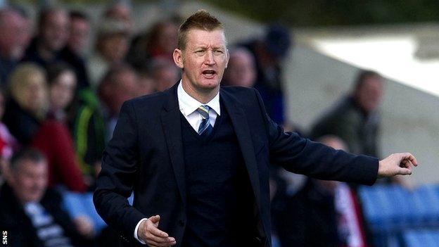 St Johnstone manager Steve Lomas