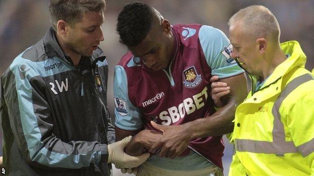 West Ham striker Ricardo Vaz Te