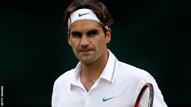 World number one Roger Federer