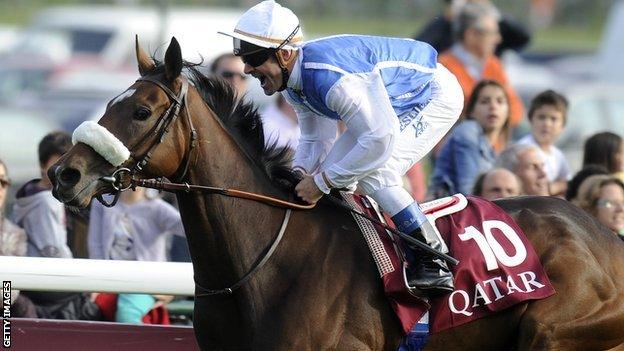 Solemia ridden by Olivier Peslier