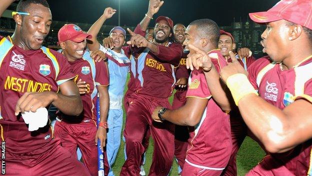 West Indies celebrate