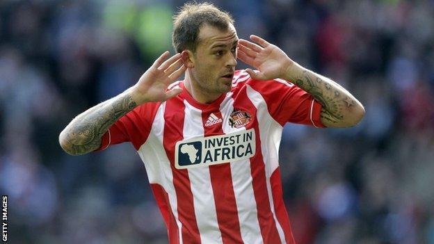 Sunderland and Scotland striker Steven Fletcher