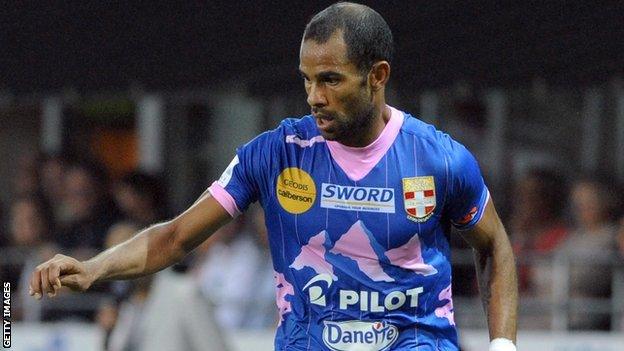 Tunisia and Evian striker Saber Khalifa