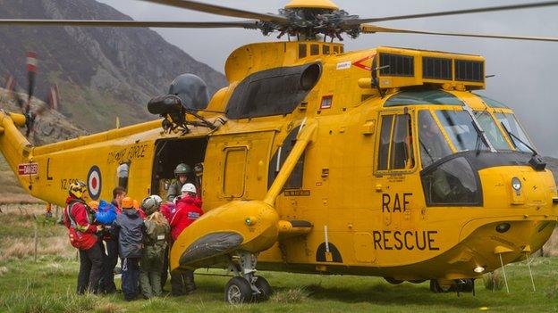 RAF rescue helicopter