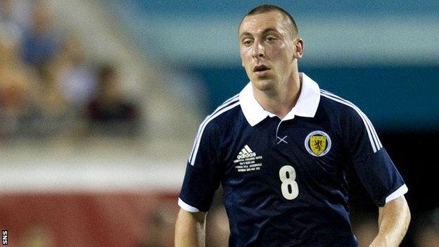 Scotland midfielder Scott Brown