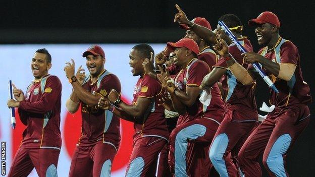 West Indies celebrate